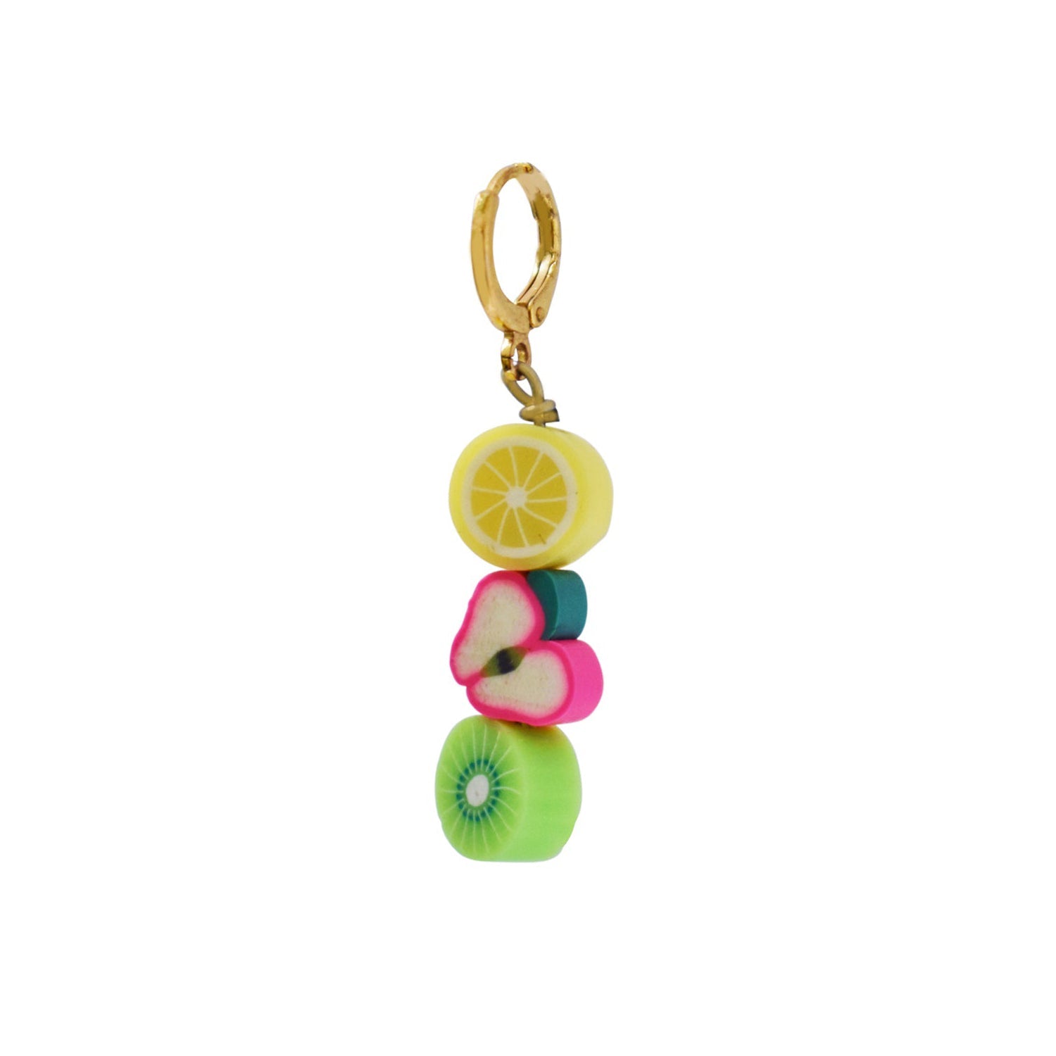Fruit Single Huggie Earring | by Ifemi Jewels